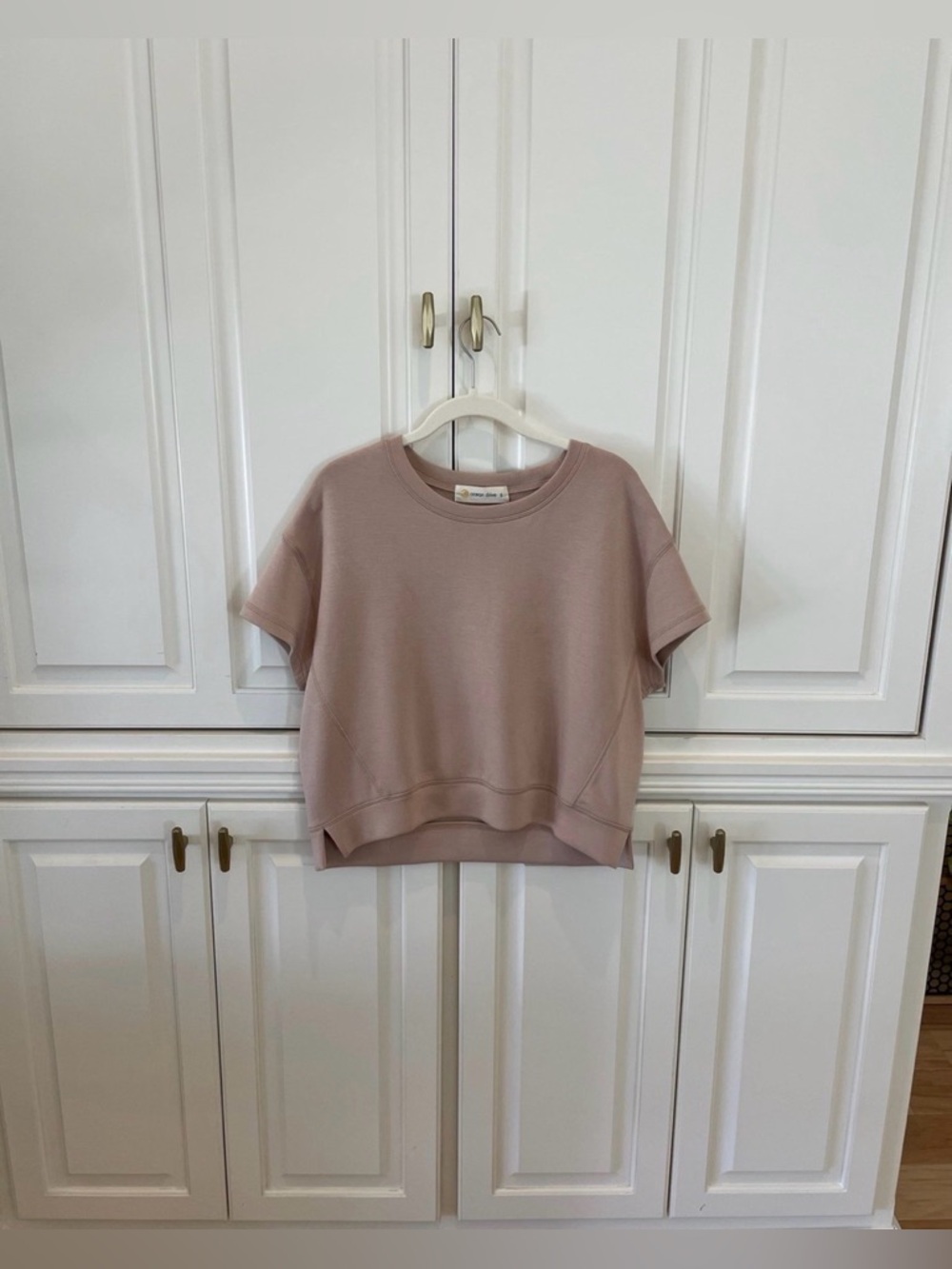 Ocean Drive: Short-Sleeve Scuba Top Size Small